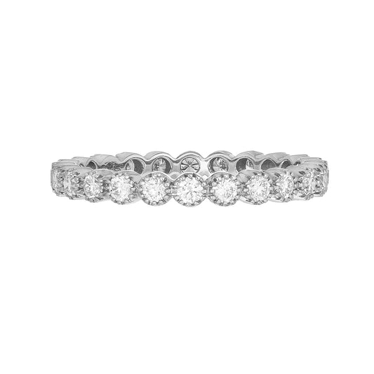 Sethi Couture Stackable Bezel White Diamond Ring
