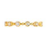 Sethi Couture Stackable Petit Bubble White Diamond Band