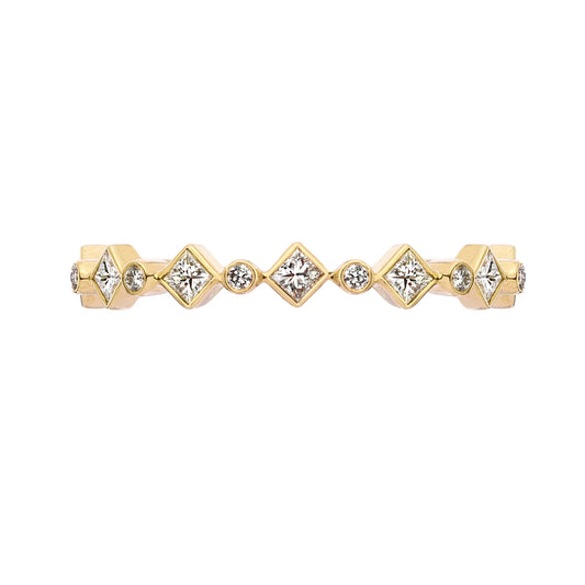 Sethi Couture Stackable Catherine White Diamond Band