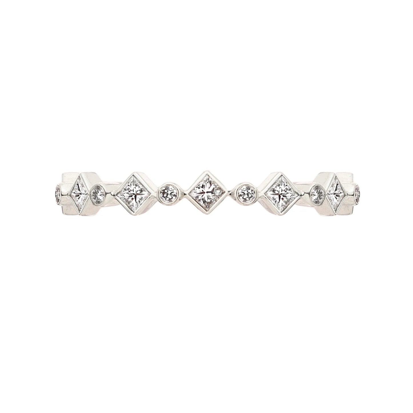 Sethi Couture Stackable Catherine White Diamond Band