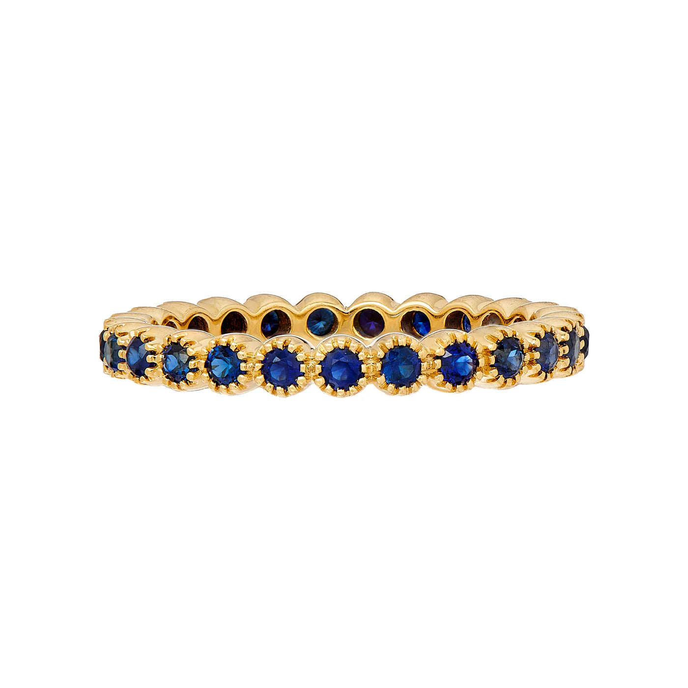 Sethi Couture Stackable Sapphire Bezel Band