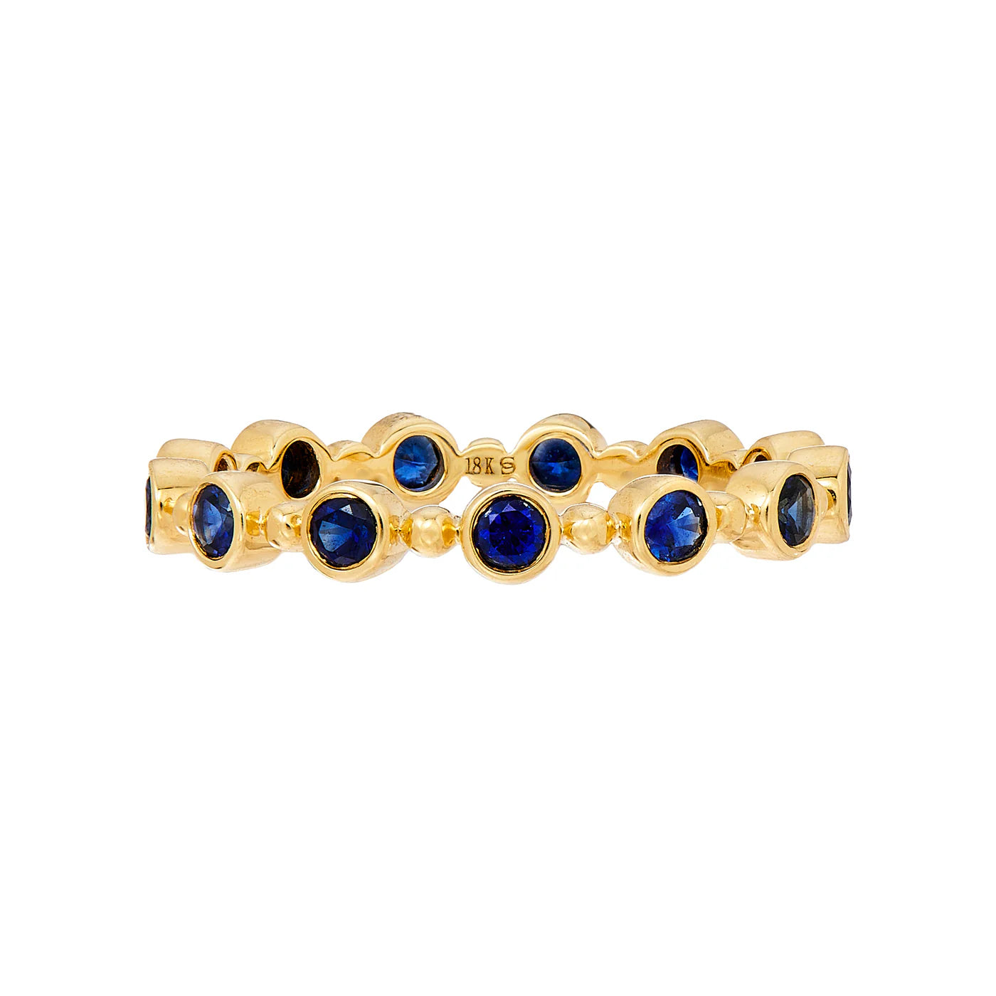 Sethi Couture Stackable Petit Bubble Sapphire Band