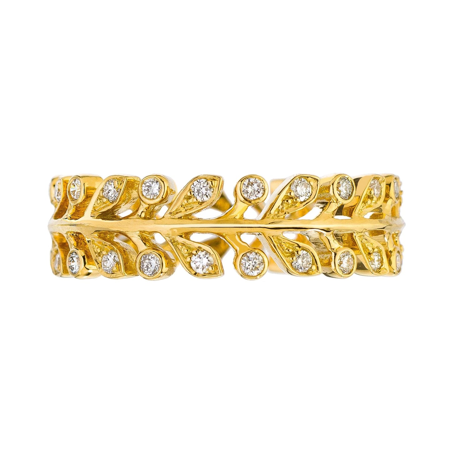 Sethi Couture Stackable Laurel White Diamond Band