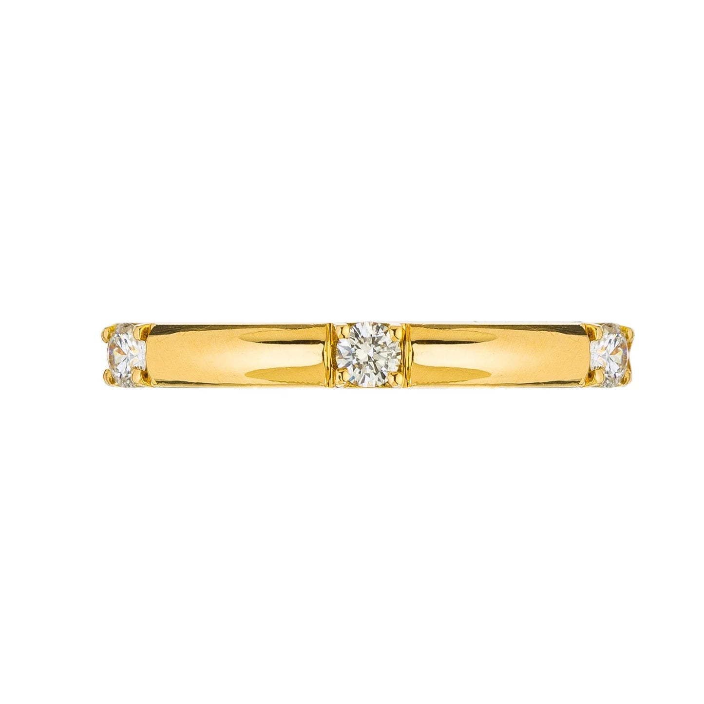 Sethi Couture Stackable Luna White Diamond Ring