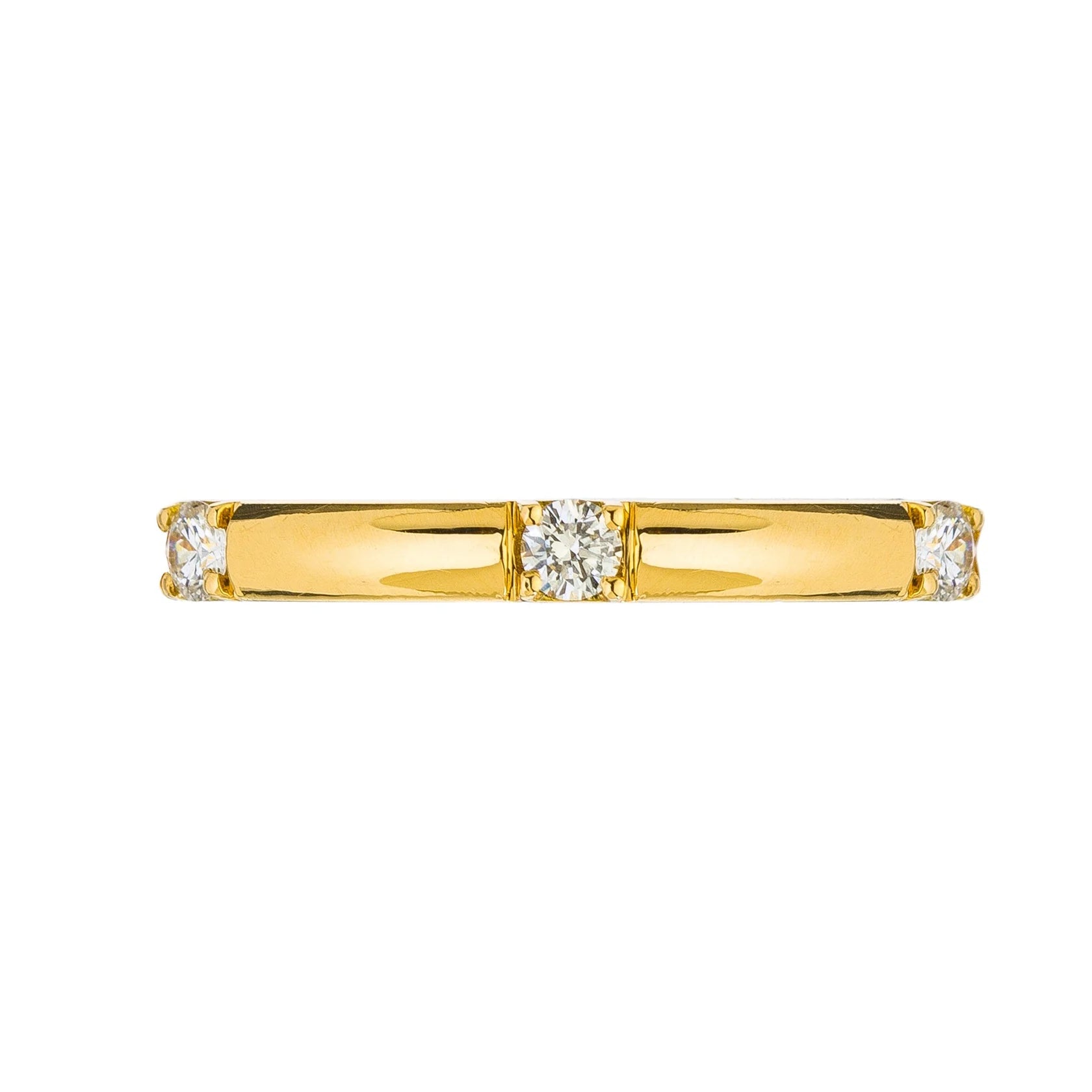 Sethi Couture Stackable Luna White Diamond Ring