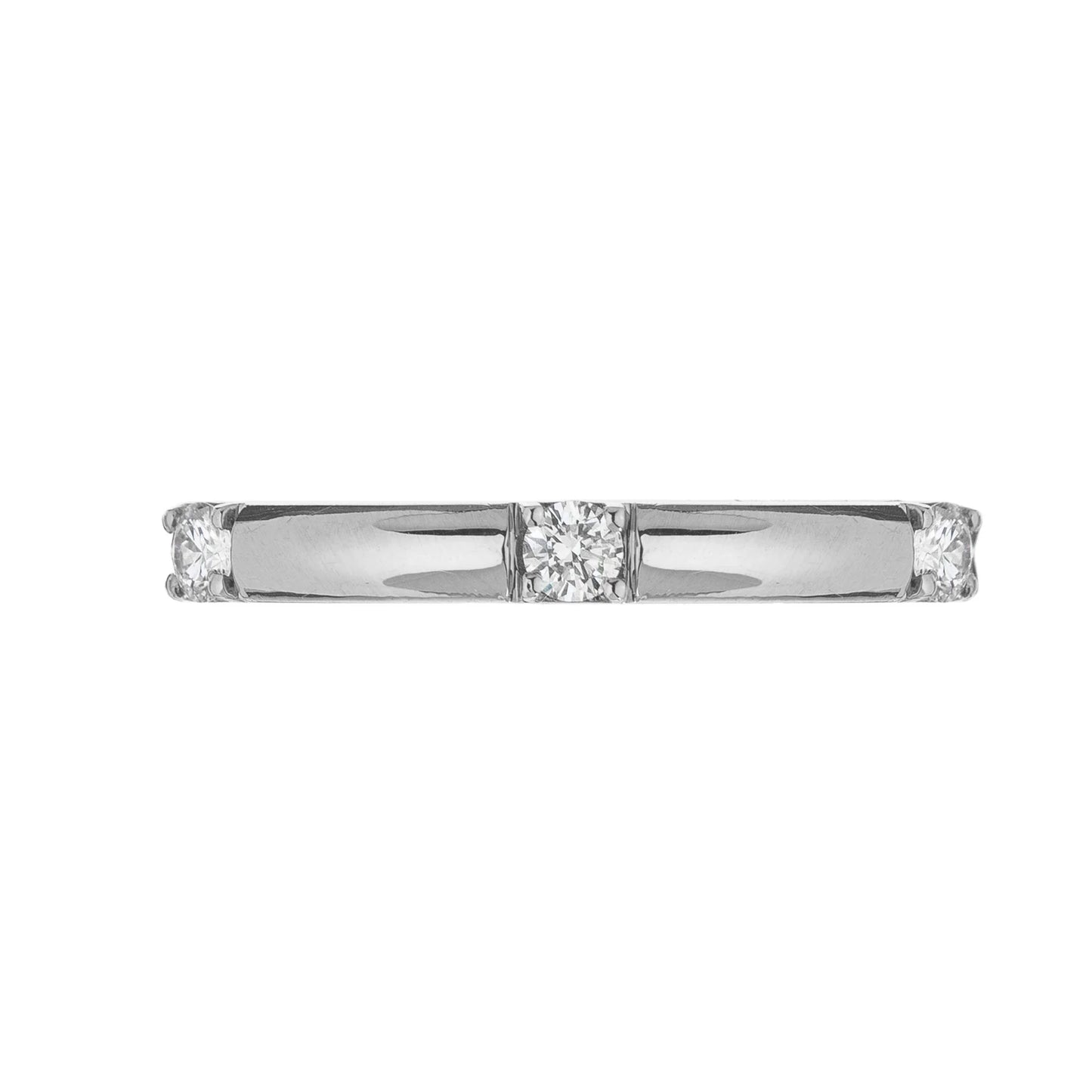 Sethi Couture Stackable Luna White Diamond Ring