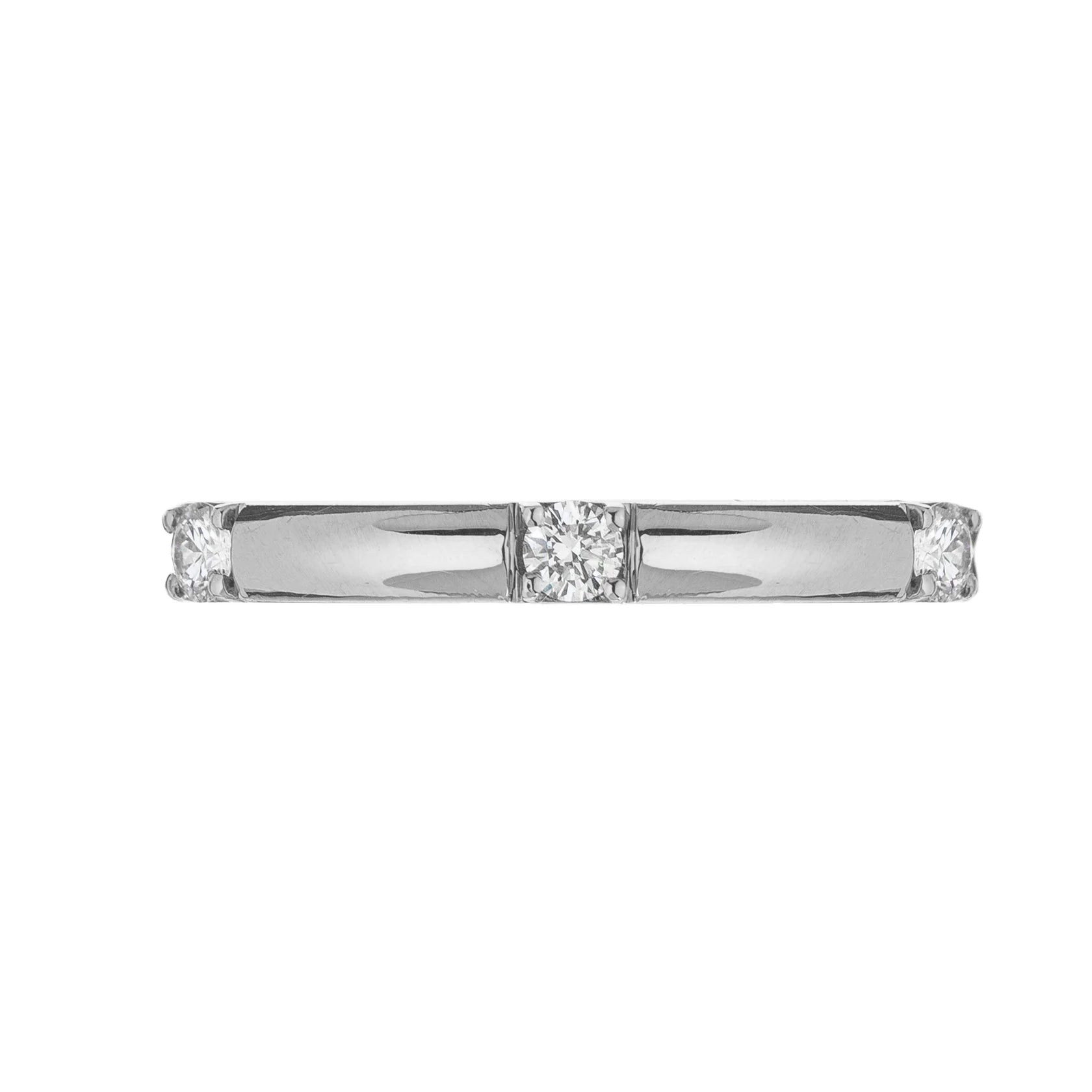 Sethi Couture Stackable Luna White Diamond Ring