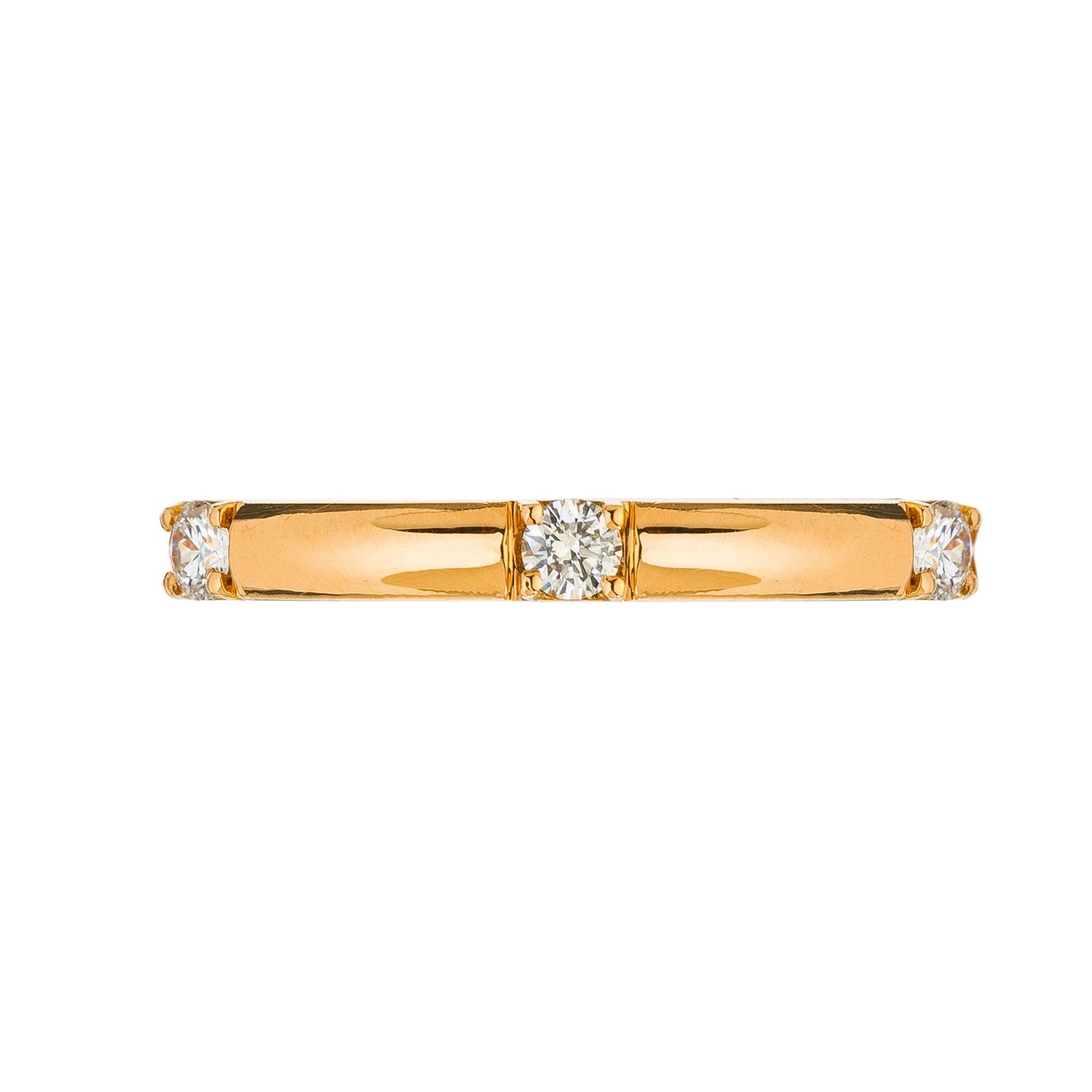 Sethi Couture Stackable Luna White Diamond Ring