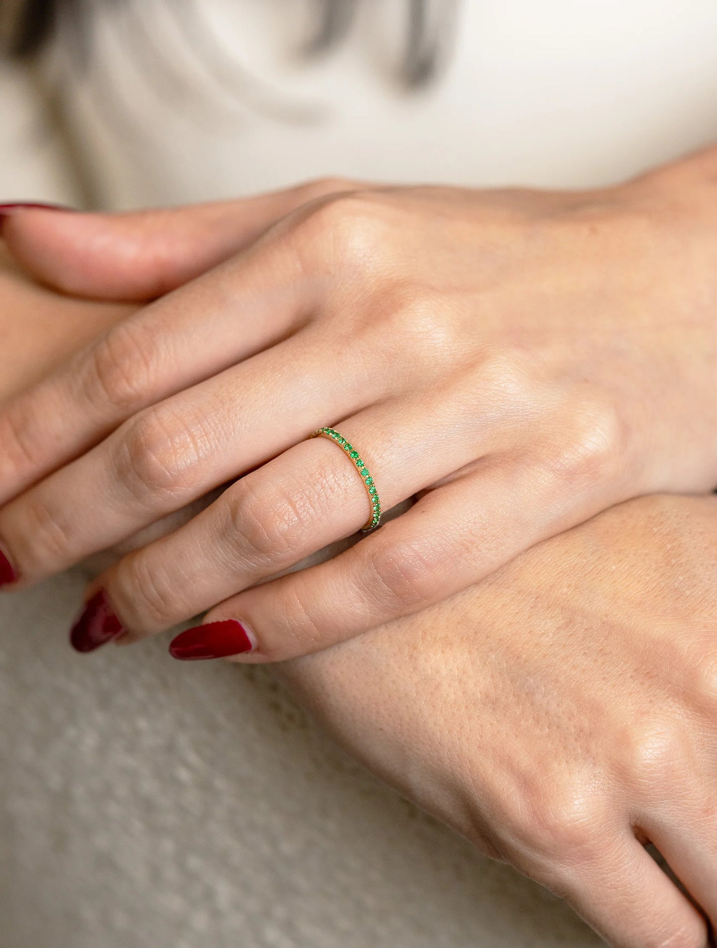 Mariposa Stackable “Kaleidoscope” Colored Sapphire Bands