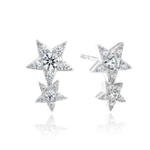 Illa Double Star Stud Earrings