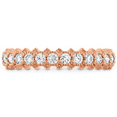 Liliana Bezel Milgrain Diamond Band