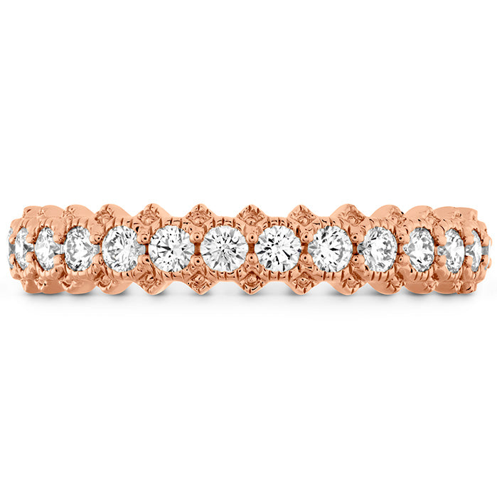 Liliana Bezel Milgrain Diamond Band