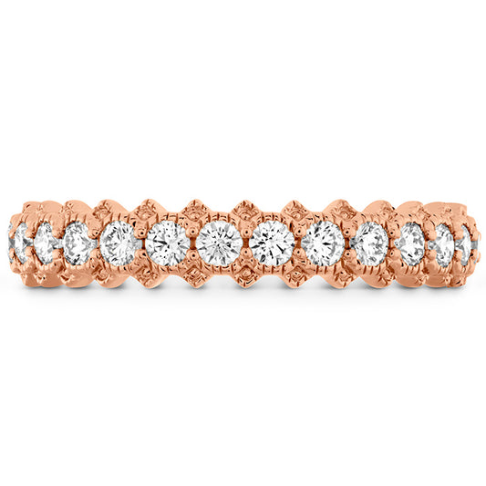 Liliana Bezel Milgrain Diamond Band