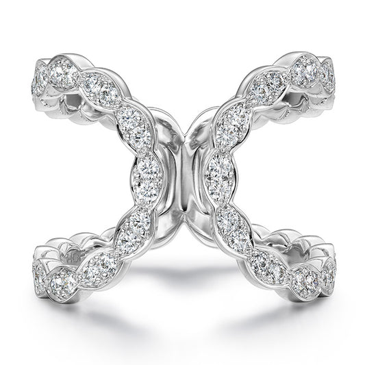 Lorelei Floral Open Ring