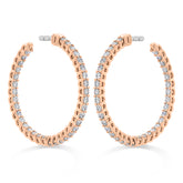 Signature Round Inside Out Hoop - Small