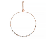 Mariposa Shooting Star .60ctw Diamond Bolo Bracelet in 18k Rose Gold