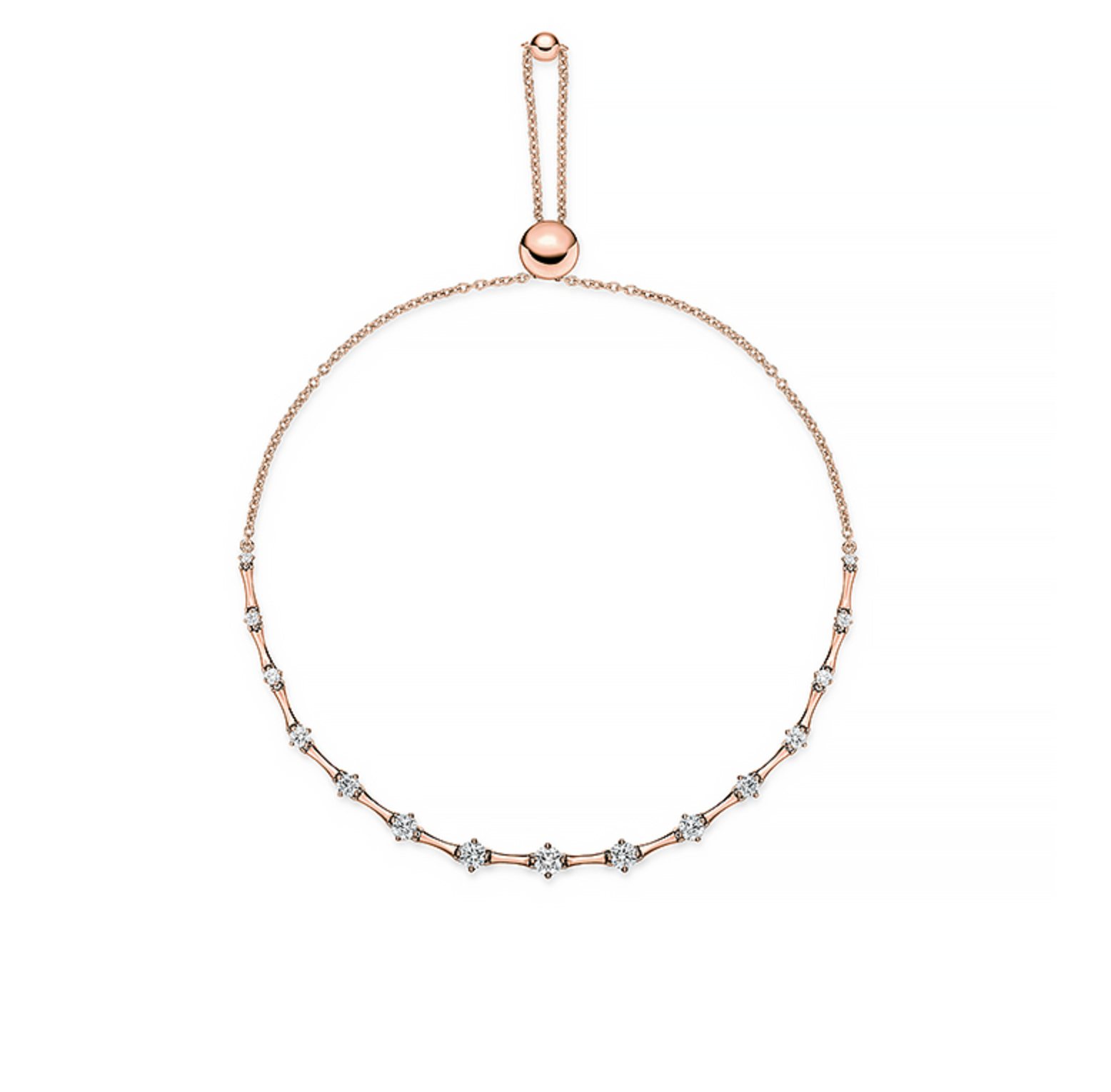 Mariposa Earth Shooting Star .60ctw Diamond Bolo Bracelet in 18k Rose Gold