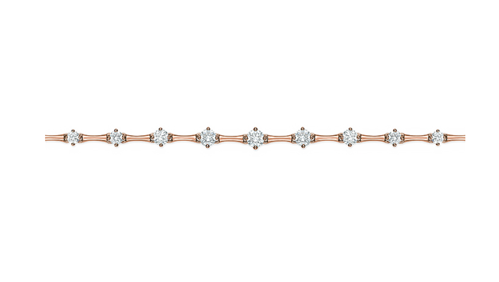 Mariposa Shooting Star .60ctw Diamond Bolo Bracelet in 18k Rose Gold