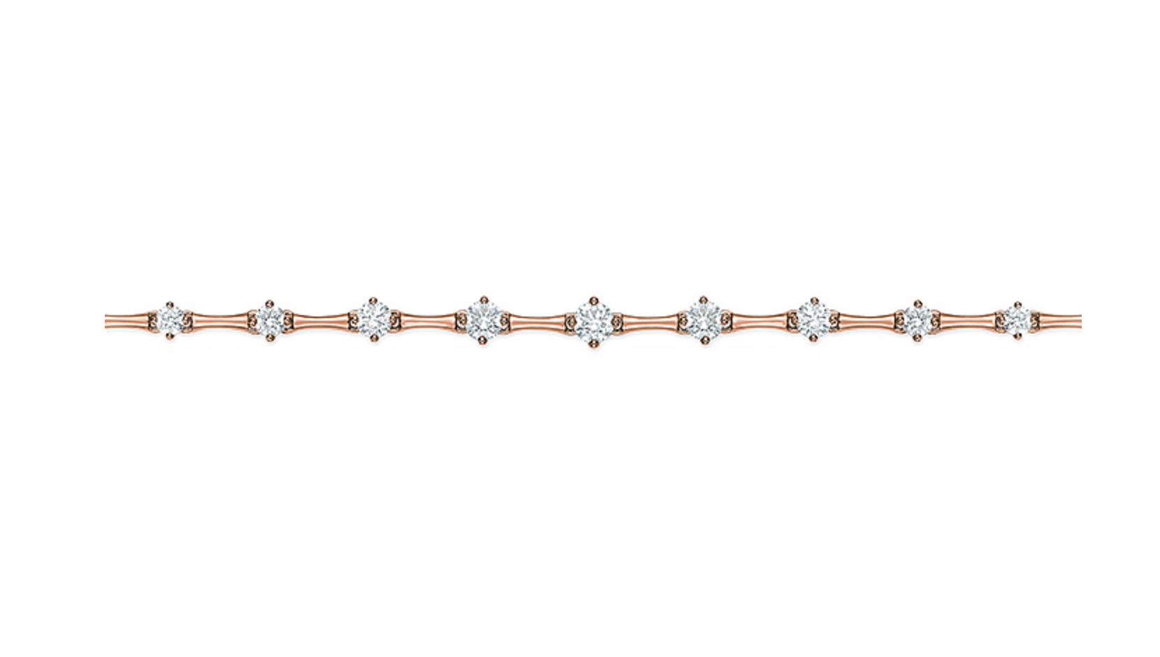 Mariposa Earth Shooting Star .60ctw Diamond Bolo Bracelet in 18k Rose Gold