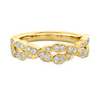 Lorelei Floral Diamond Double Twist Band