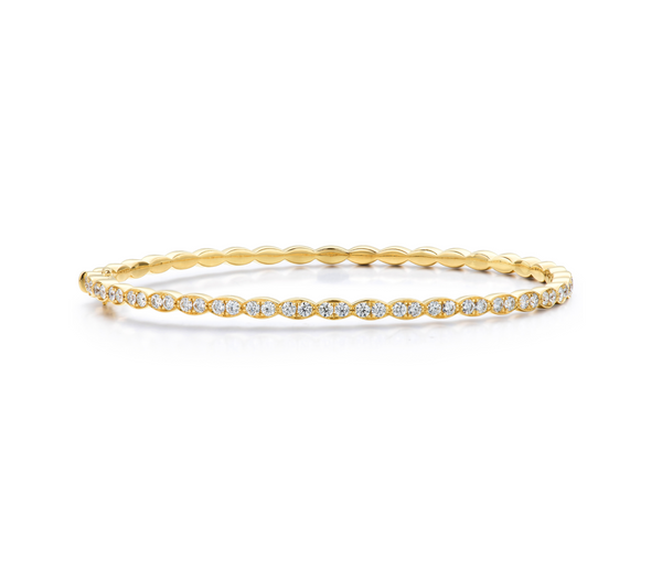 Lorelei Floral Diamond Bangle