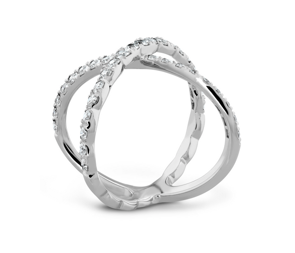 Lorelei Diamond Criss Cross Ring