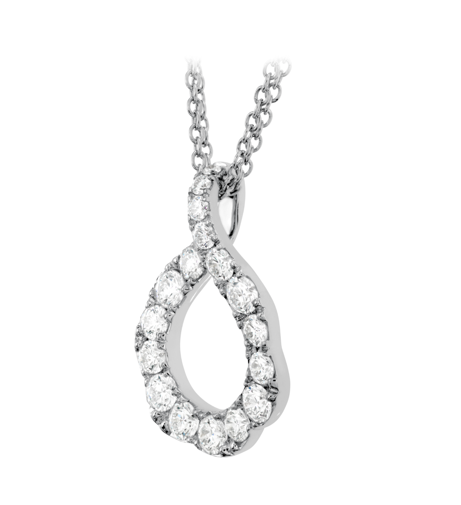 Lorelei Crescent Diamond Pendant