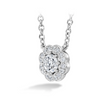 Lorelei Diamond Halo Pendant