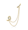 Lorelei Double Link Ribbon Ear Cuff