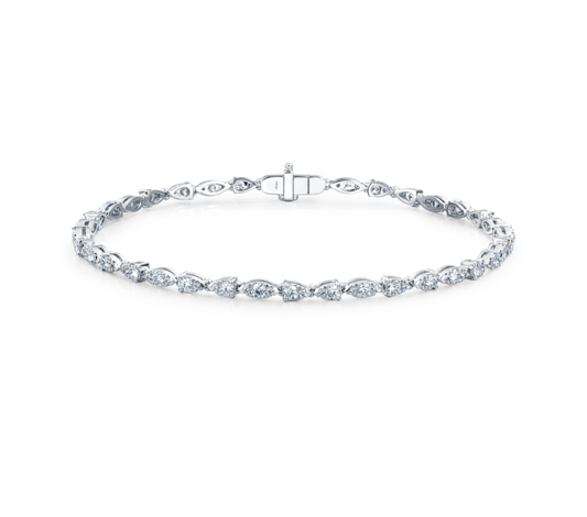 Aerial Dewdrop Line Bracelet (small)