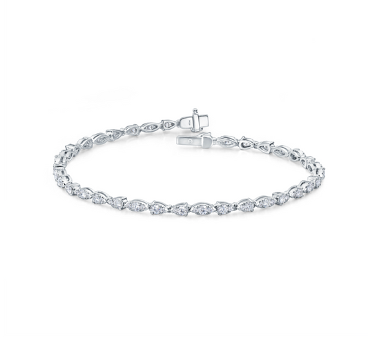 Aerial Dewdrop Line Bracelet (small)