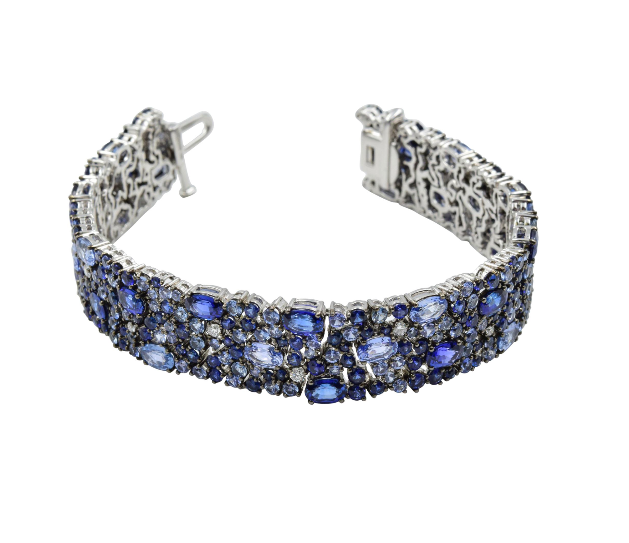 Sapphire Rainfall Bracelet