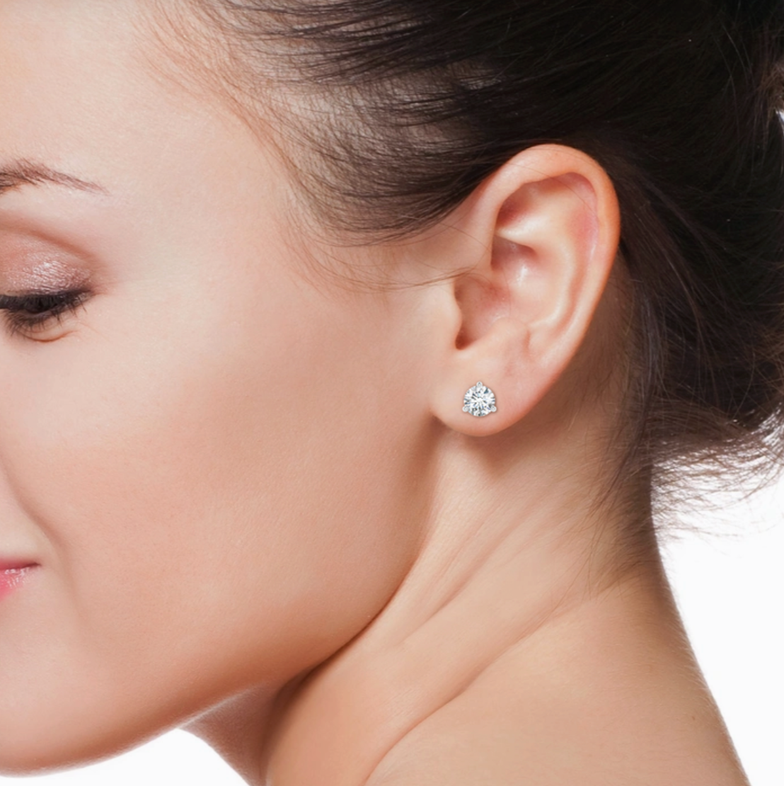 Mariposa Celestial 1.03-4.16ctw Diamond Studs in White Gold
