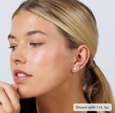 Mariposa Celestial 1.03-4.16ctw Diamond Studs in White Gold