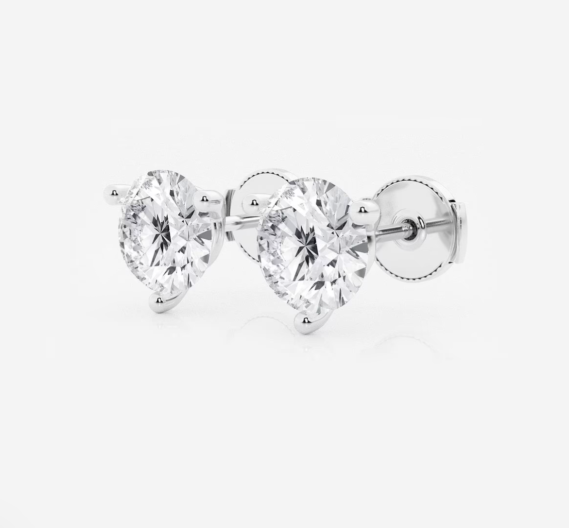 Mariposa Celestial 1.03-4.16ctw Diamond Studs in White Gold