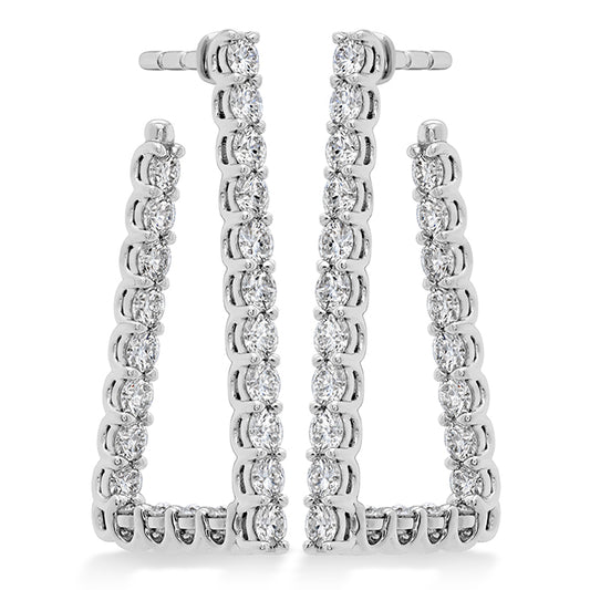 Signature Open Triangle Hoop - Medium