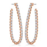 Signature Pear Hoop - Large