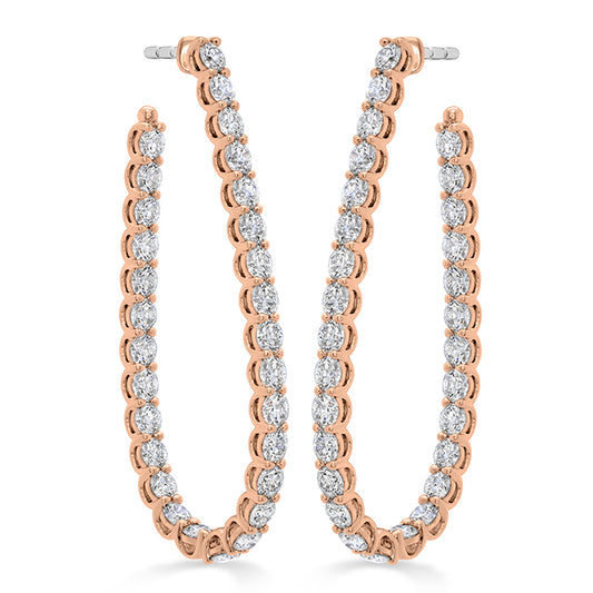 Signature Pear Hoop - Large