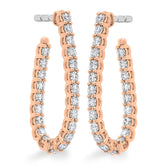 Signature Pear Hoop - Small