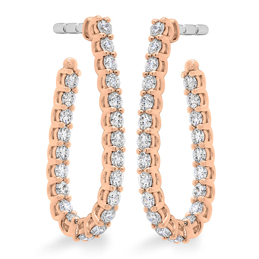 Signature Pear Hoop - Small
