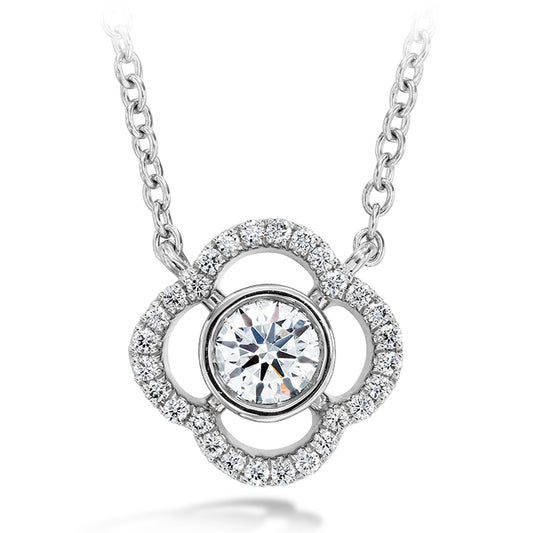 Signature Petal Bezel Pendant