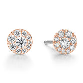 Tessa Diamond Circle Earrings