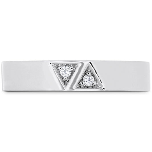 Triplicity Triangle Double Diam Band 4mm