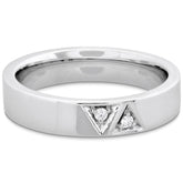 Triplicity Triangle Double Diam Band 4mm