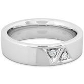 Triplicity Triangle Double Diam Band 6mm