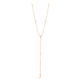 Triplicity Triangle Lariat Necklace