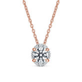 Ellipse Diamond Pendant