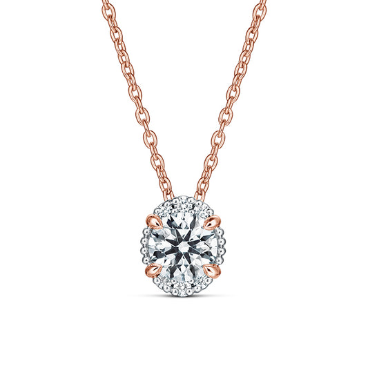 Ellipse Diamond Pendant