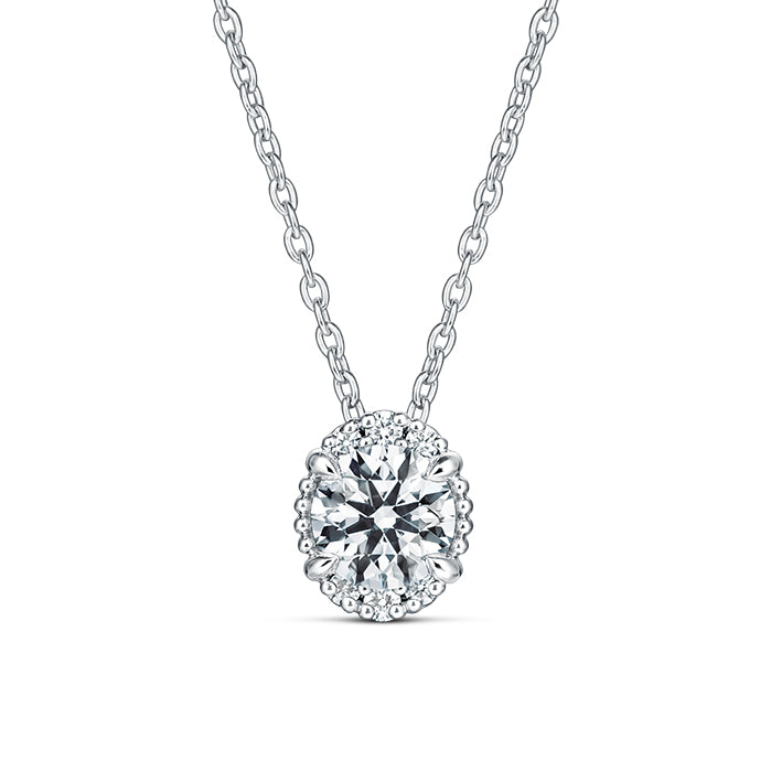 Ellipse Diamond Pendant