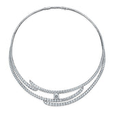 Vela French Cut Pavé Collar